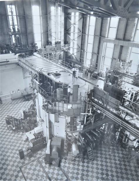 Large B&W photo of NRX reactor - Society for the Preservation of Canada’s Nuclear Heritage