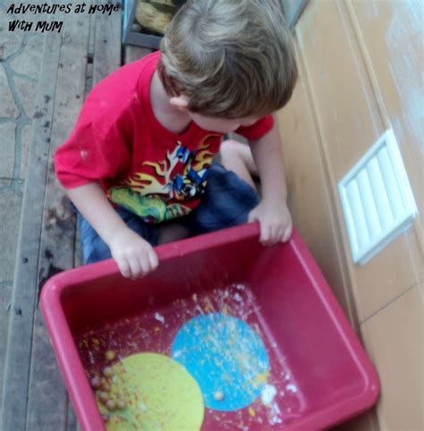 Adventures at home with Mum: Learning Shapes through Art & craft