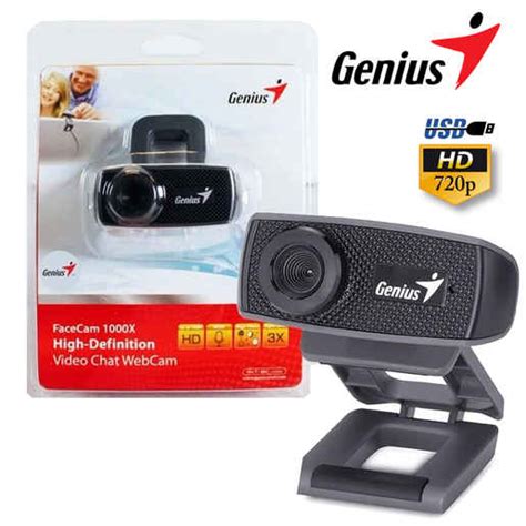 CAMARA WEB GENIUS 1000X HD 720P USB BLACK - SYSTEMarket