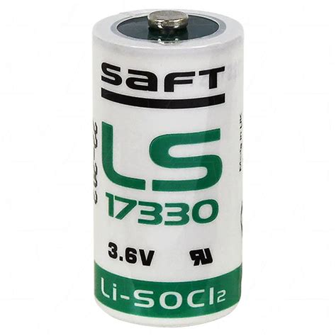 Saft Lithium 36v Thionyl Chloride 23a Size Battery Bobbin Type Ls17330 Every Battery