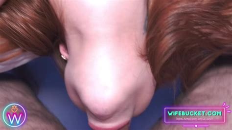 Homemade Sex By Wifebucket Sexy Redhead Wife Being Throat Fucked At The Bed End