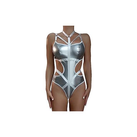 Mobanna Completo Intimo Donna Costume Sexy Completini Sexy Vestito Pelle Lingerie Curvy Babydoll