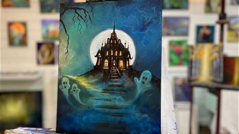 haunted mansion painting magic kingdoms haunted mansion  jc