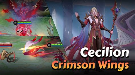 Mlbb Cecilion Crimson Wings Youtube