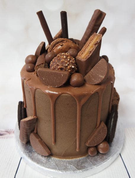 Crafty Cakes Exeter Uk Chocolate Overload Drip Cake