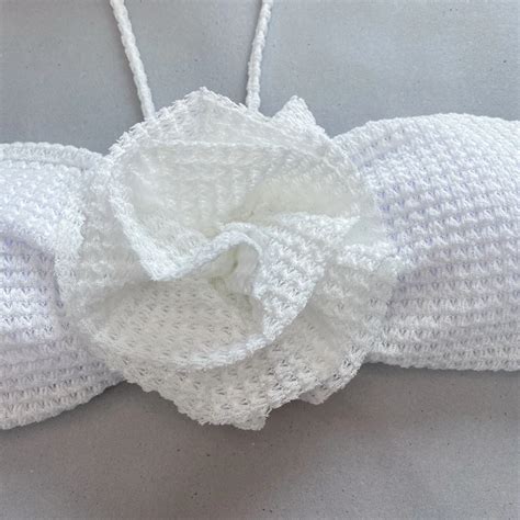 Custom Bikini Textured Swimsuit Ruffle Swimwear Women Beach Cover Up D Flower Swimwear Buy