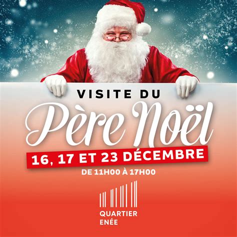 visite du pere noel quartier enee