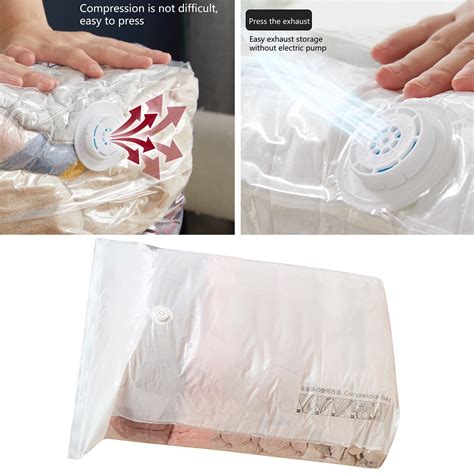 Compression Bags for Travel - Space Saver Bags - Pump No Needed