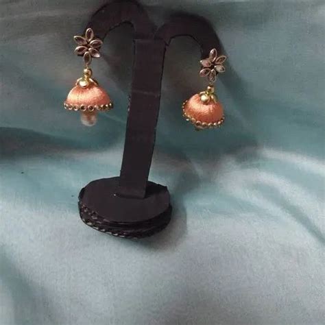 Silk Thread Earings Shape Round At Rs 50 Piece In Timiri ID