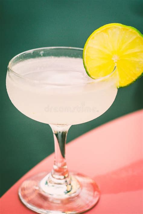 Yuzu Sake Spritz Made From Yuzu Sake Prosecco And Calamansi Stock