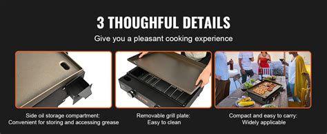 Vevor Countertop Commercial Gas Griddle Flat Top Grill Hot Plate Restaurant Vevor Au