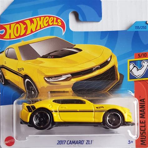 Машинка Хотвилс игрушка коллекционная Hot Wheels Базовой коллекции Camaro ZL HKJ
