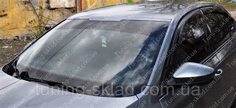 Купити Спойлер на лобове скло Шкода Октавія А7 бленда (накладка на скло ...