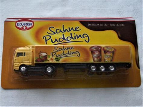 Werbetrucks Lkw Man Truck Dr Oetker Sahne Pudding Neu Ovp Ebay