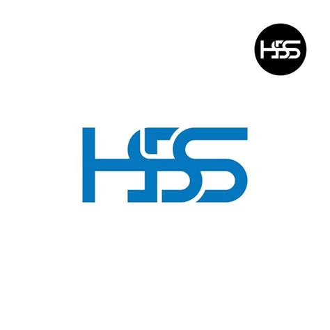 premium vector letter hss monogram logo design