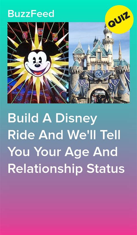 Build A Disney Ride And We Ll Tell You Your Age And Relationship Status