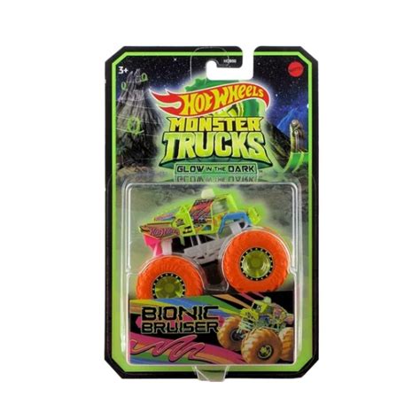 Hot Wheels Monster Trucks Glow In The Dark Brilha No Escuro Hcb50 Escolha Seu Modelo Shopee Brasil