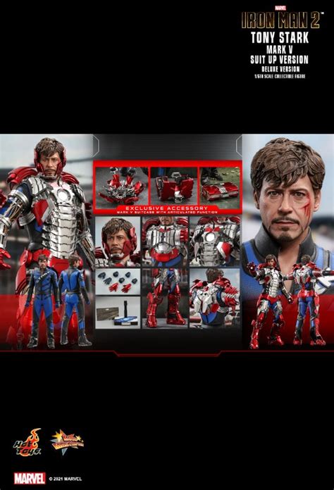 首日 月 日黑咭vip 折單 Hottoys mms Ironman Mark V suit up DX版 已付訂 尾數 hot toys TONY STARK