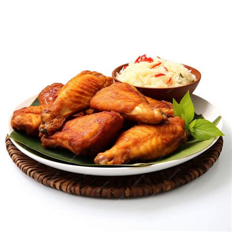 Premium AI Image | National food of Papua New Guinea with white backgr