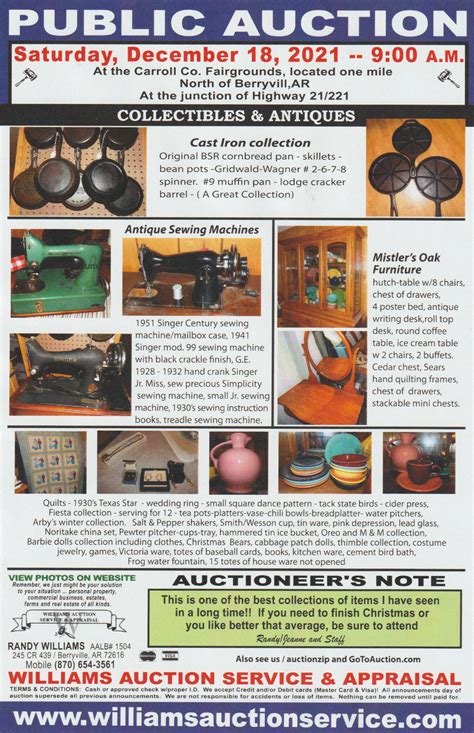 Williams Auction Service Home