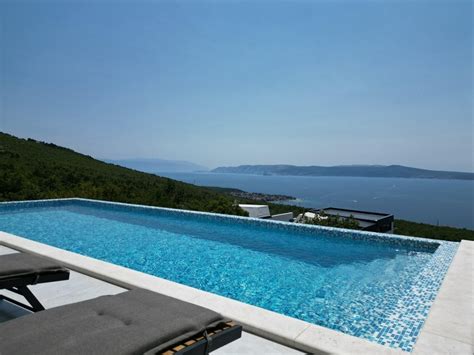 Crikvenica Moderne Villa Mit Pool Und Panorama Meerblick