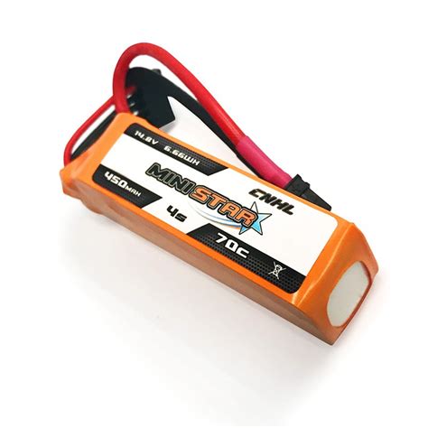 CNHL MiniStar 450mAh 14 8V 4S 70C Lipo Battery KiwiQuads