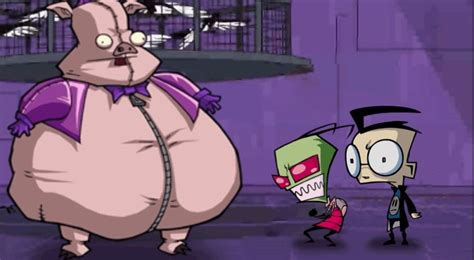 Создать мем "гир invader zim, захватчик зим арт, gir invader zim ...