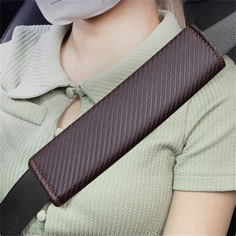 Amazon Osilly Pcs Car Seat Belt Cover Carbon Fiber Seatbelt