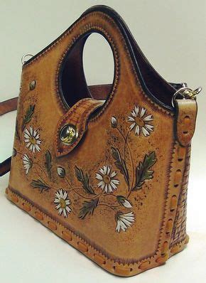 Tooled leather handbags, Leather bags handmade, Leather handbags