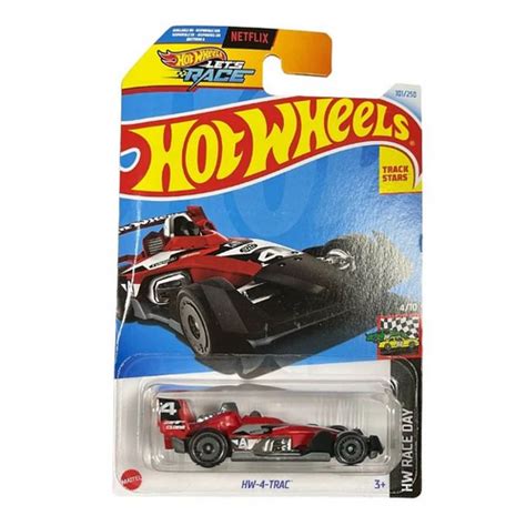 Hot Wheels 2024 Race Day HW 4 Trac 4 10 101 250 HTC76 Гоночний болід Машинки колекційні Хот Вілс