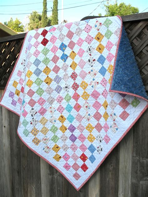 Ye Olde Sweatshop Four Patch Quilt 77
