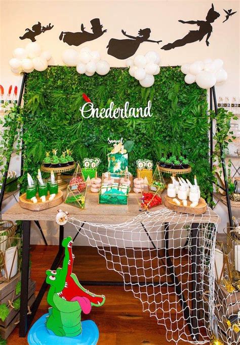 Karas Party Ideas Peter Pan In Neverland First Birthday Party Karas