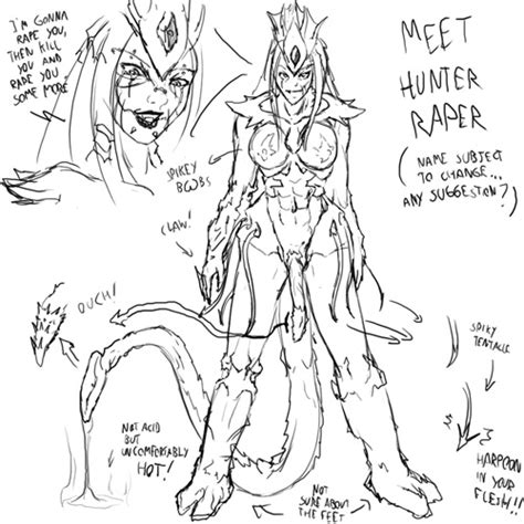 Tentacle Dungeon Hunter Design By Bobbydando Hentai Foundry