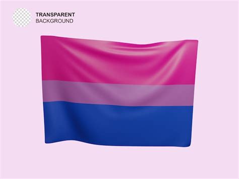 Premium PSD 3d Flag Lgbt Gay Lesbian Trans Bisexual Intersex Asexual