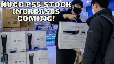 Huge Ps5 Playstation 5 Stock Increases Coming Sony Just Made 400 More Consoles For Restocks