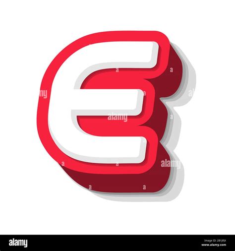 E Letter Letter E Alphabet E' Sticker | Spreadshirt
