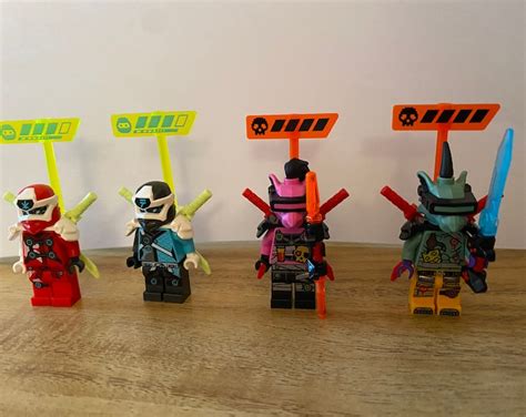 Lego Ninjago Minifigures Digi Kai Digi Nya With Hausner Etsy Singapore