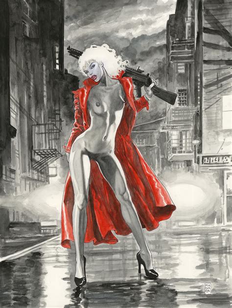 Milo Manara Sin City 2021 Artwork HUBERTY BREYNE