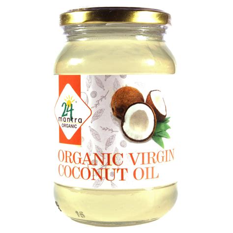 24 Mantra Organic Virgin Coconut Oil 500ml | Cold-Pressed - Purity Prayag