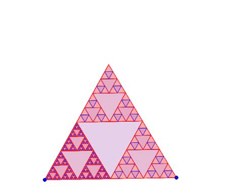 Tri Ngulo De Sierpinski Construido Con Una Herramienta Geogebra