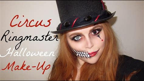 Circus Ringmaster Halloween Make Up Jenniferthemakeupartist Youtube