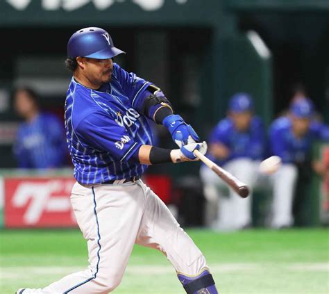 Dena・宮崎敏郎がチーム12試合目で日本人選手1号「しっかり自分のスイングで捉えることができました」 イザ！