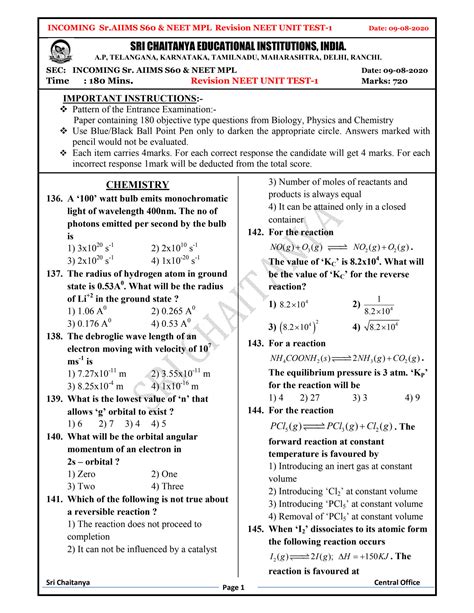 SOLUTION Neet Practise Mcqs Studypool