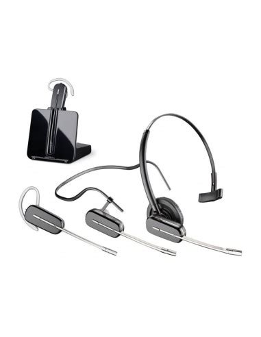 Auricular Mic Plantronics Cs Monoaural Wireless Black Base Rj