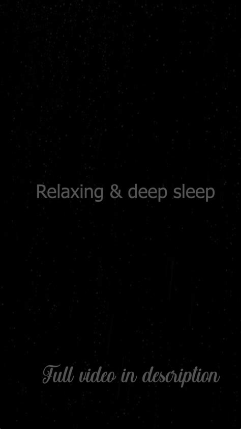 THUNDER and RAIN Sounds for Sleeping BLACK SCREEN | Sleep and ...