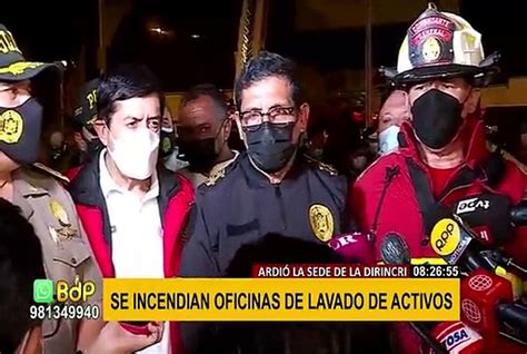 Incendio En La Dirincri Documentos Quemados No Tienen Relación Con