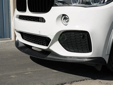 BMW F15 X5 M Sport Carbon Fiber Front Lip Spoiler