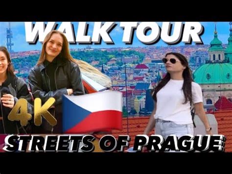 Walk Tour Of Prague 4K Czech Republic EUROPE NIGHTLIFE TRAVEL