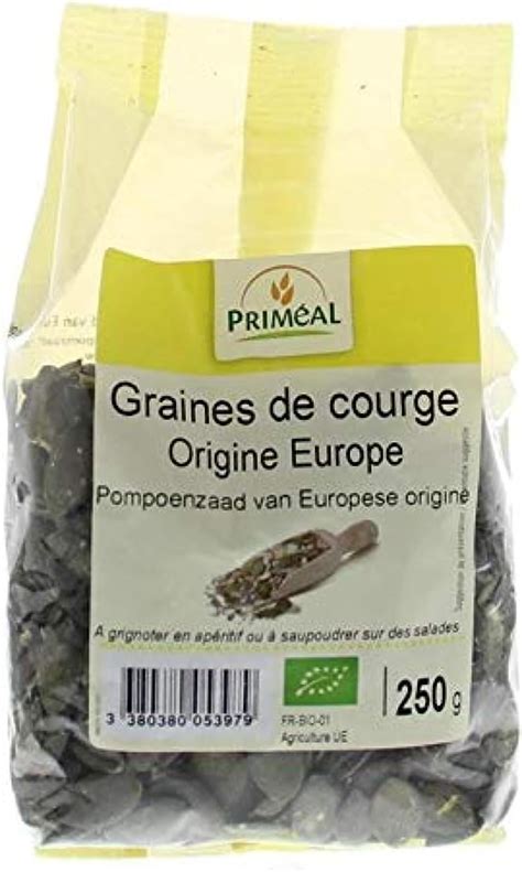 Priméal Graine de Courge Europe 250 g Amazon fr Epicerie