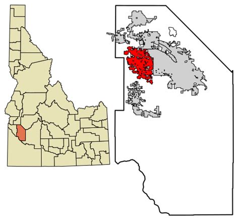 Meridian Idaho Zip Code Map